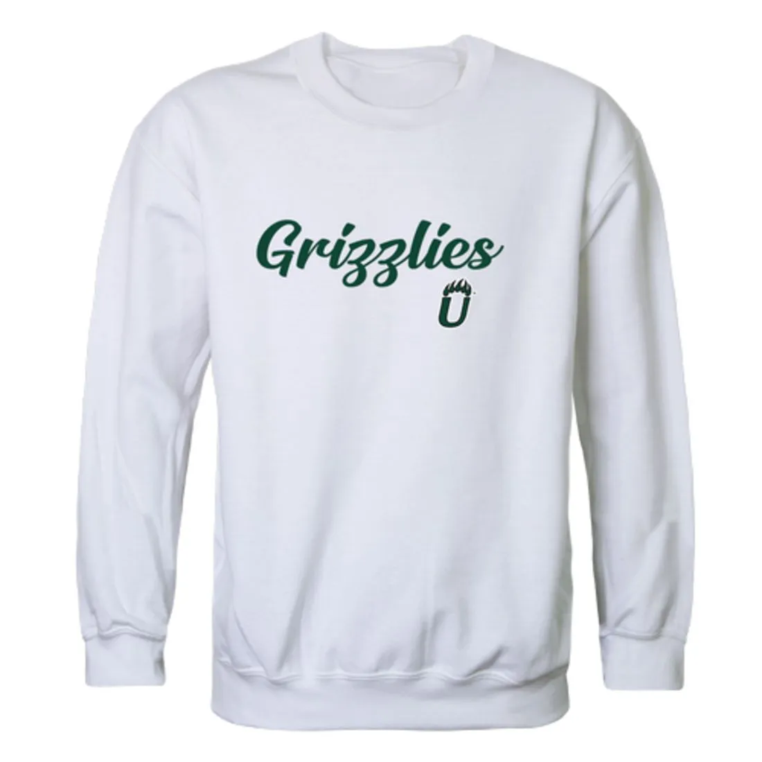 Adams State University Grizzlies Script Fleece Crewneck Pullover Sweatshirt