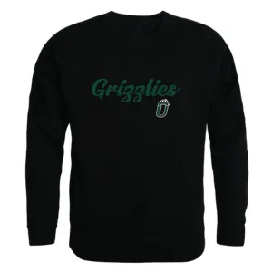 Adams State University Grizzlies Script Fleece Crewneck Pullover Sweatshirt