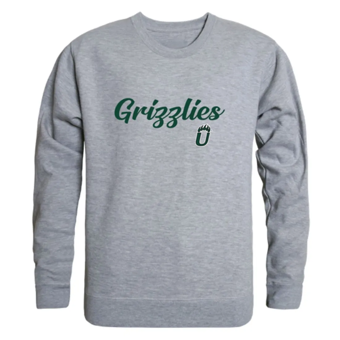 Adams State University Grizzlies Script Fleece Crewneck Pullover Sweatshirt