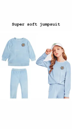 Babygirl Supersoft Velour jumpsuit
