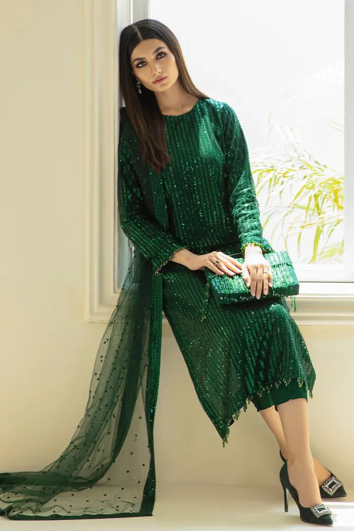 BAROQUE NET FORMAL DRESS BQF2