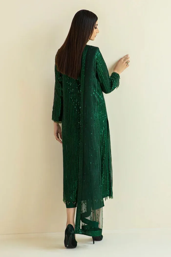 BAROQUE NET FORMAL DRESS BQF2
