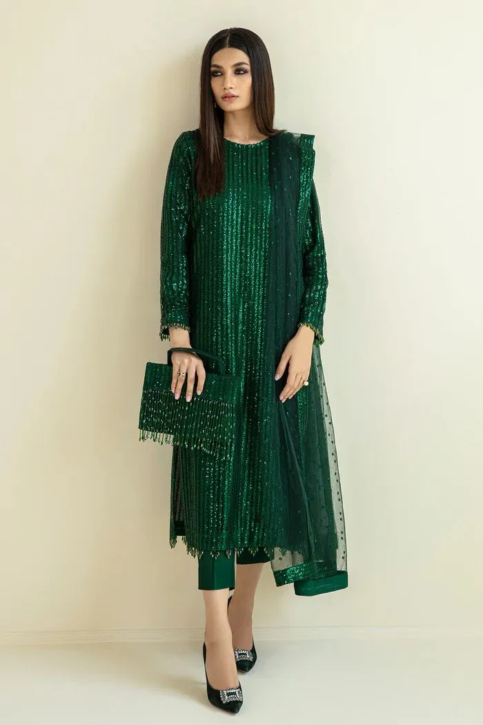 BAROQUE NET FORMAL DRESS BQF2