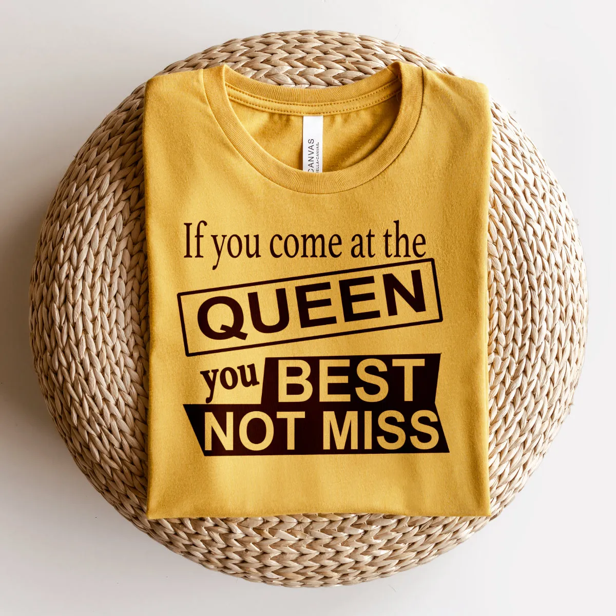 Best Not Miss - Relaxed  Fit Tee - Black Logo