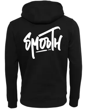 Black Kids Hoodie / Dainty White Front Back Girls