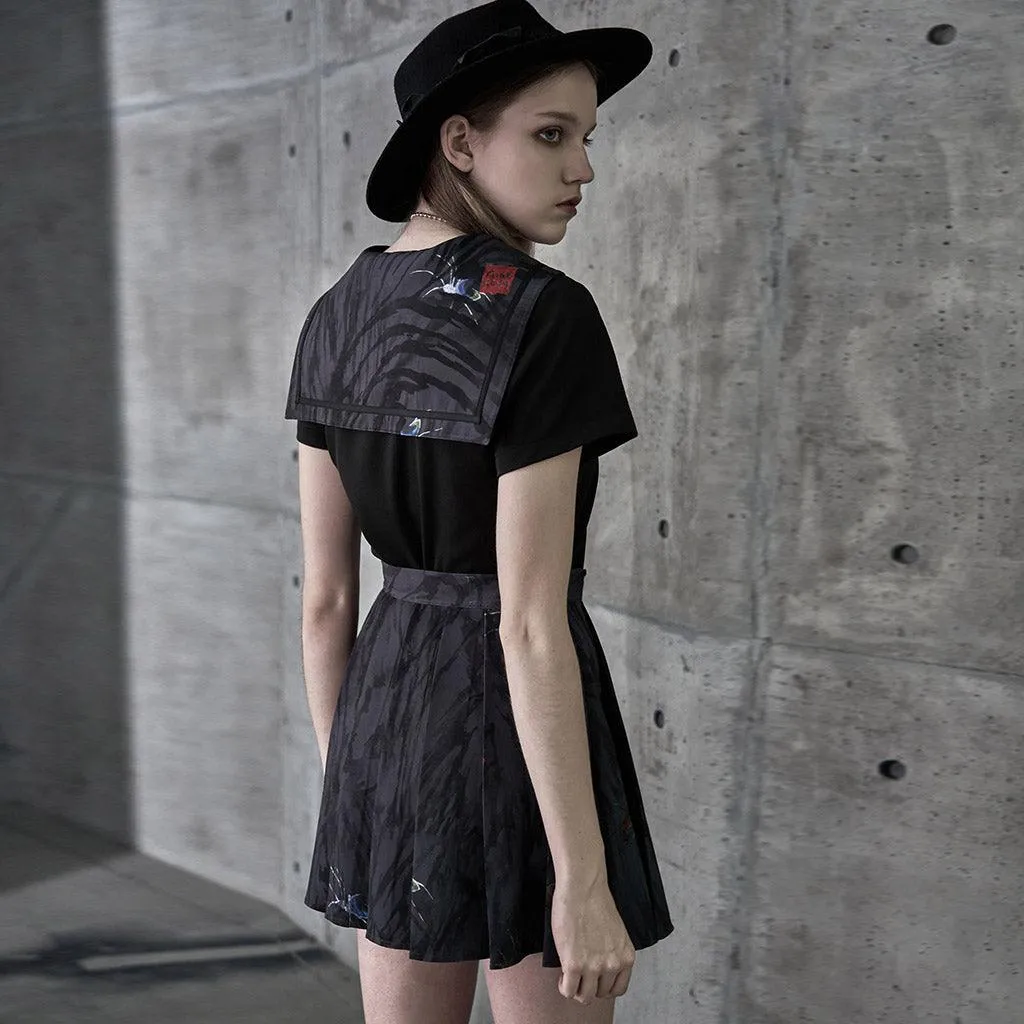 Black sailor collar girl uniform T-Shirt OPT-514TDF