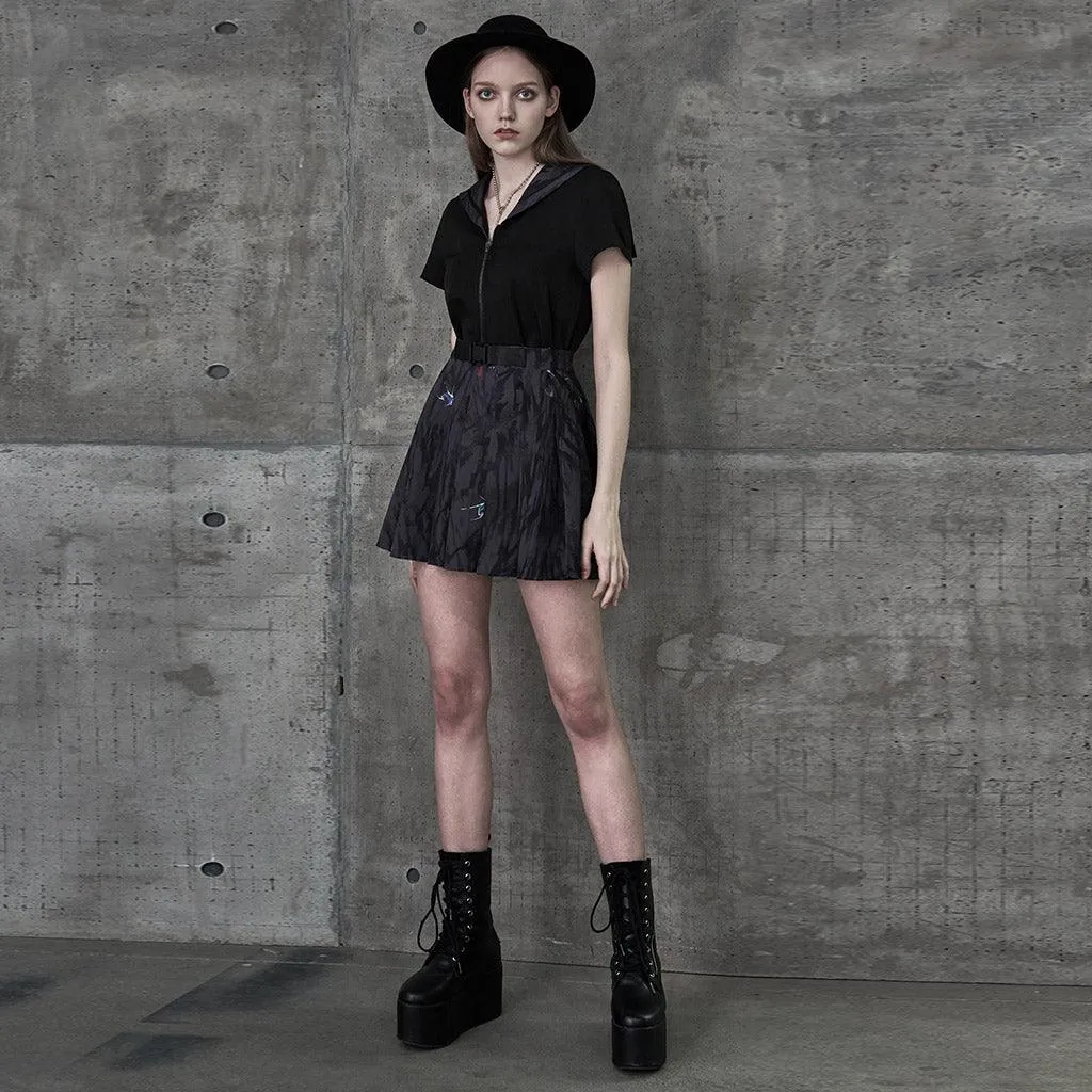 Black sailor collar girl uniform T-Shirt OPT-514TDF