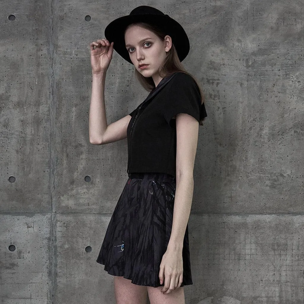 Black sailor collar girl uniform T-Shirt OPT-514TDF