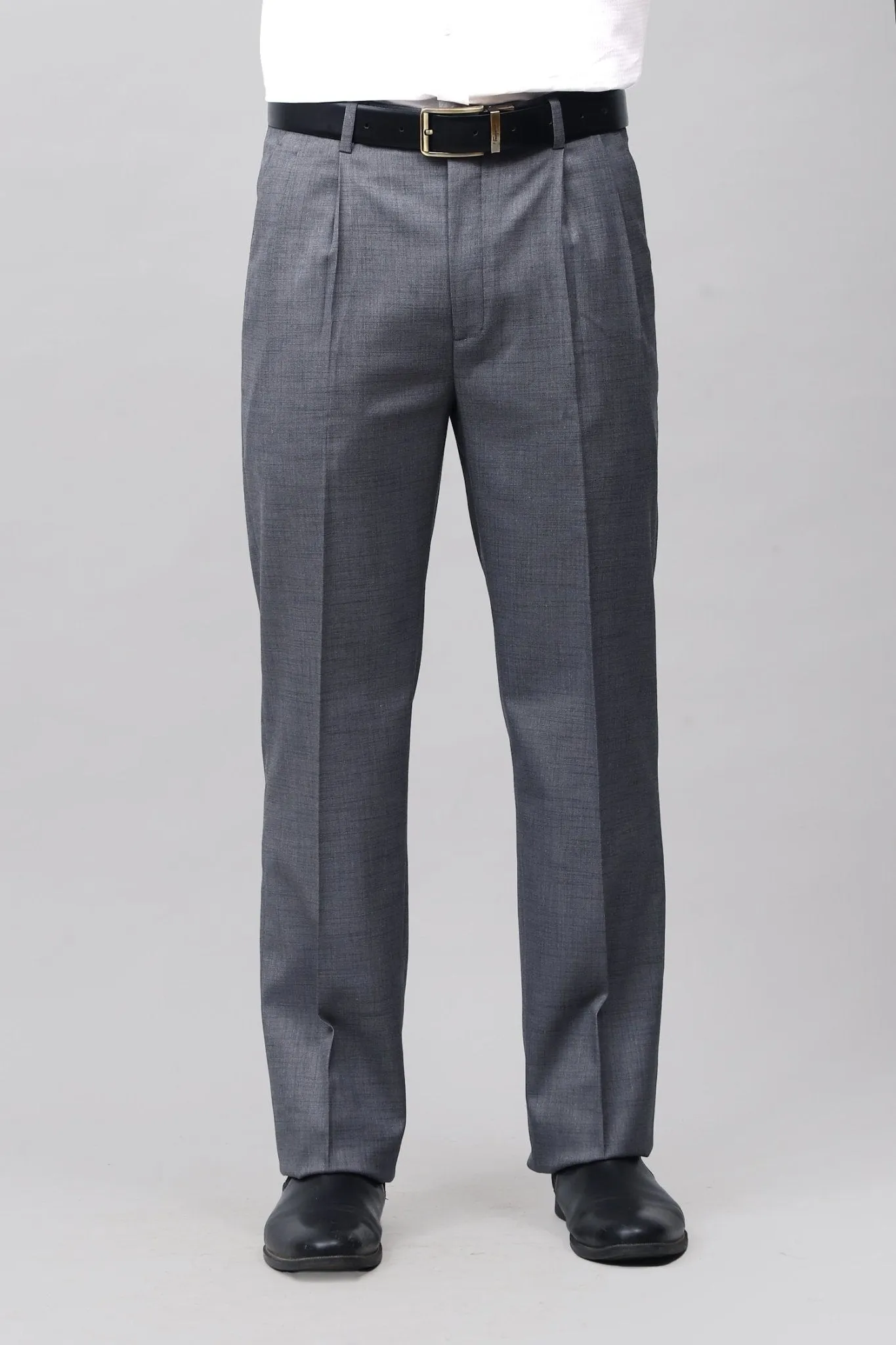 Bluebird Sophisticated Dark Grey Pleated Trouser