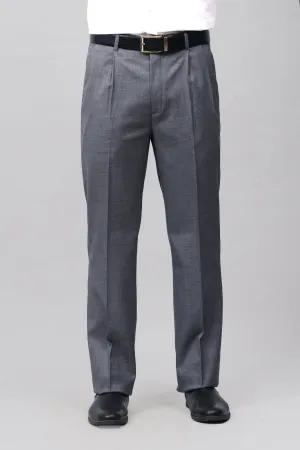 Bluebird Sophisticated Dark Grey Pleated Trouser