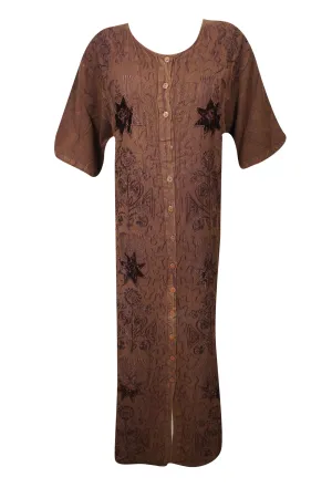 Bohemian Maxi dresses Boho Chic Kaftan 2XL