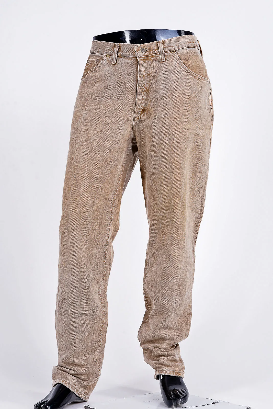 brown wash jeans by Lee