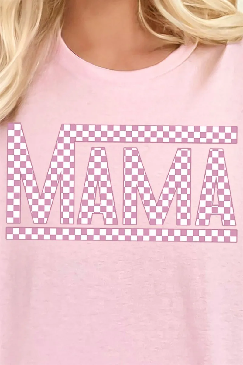 Check It Out Mama Pink Short Sleeve Relaxed Fit T-Shirt