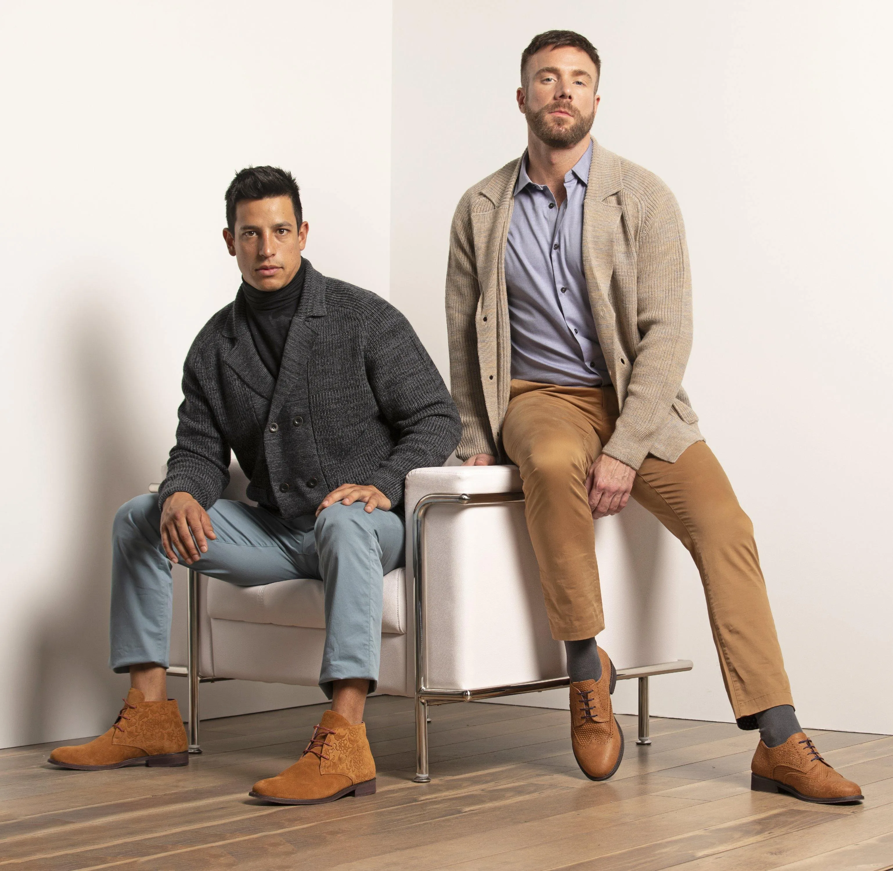 Christopher Cardigan Xtrafine GreyTan
