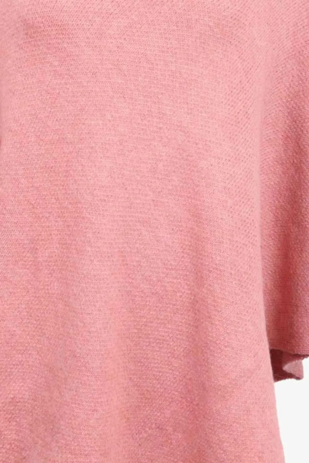 Cozy Fashionista Buttoned Turtle Neck Poncho