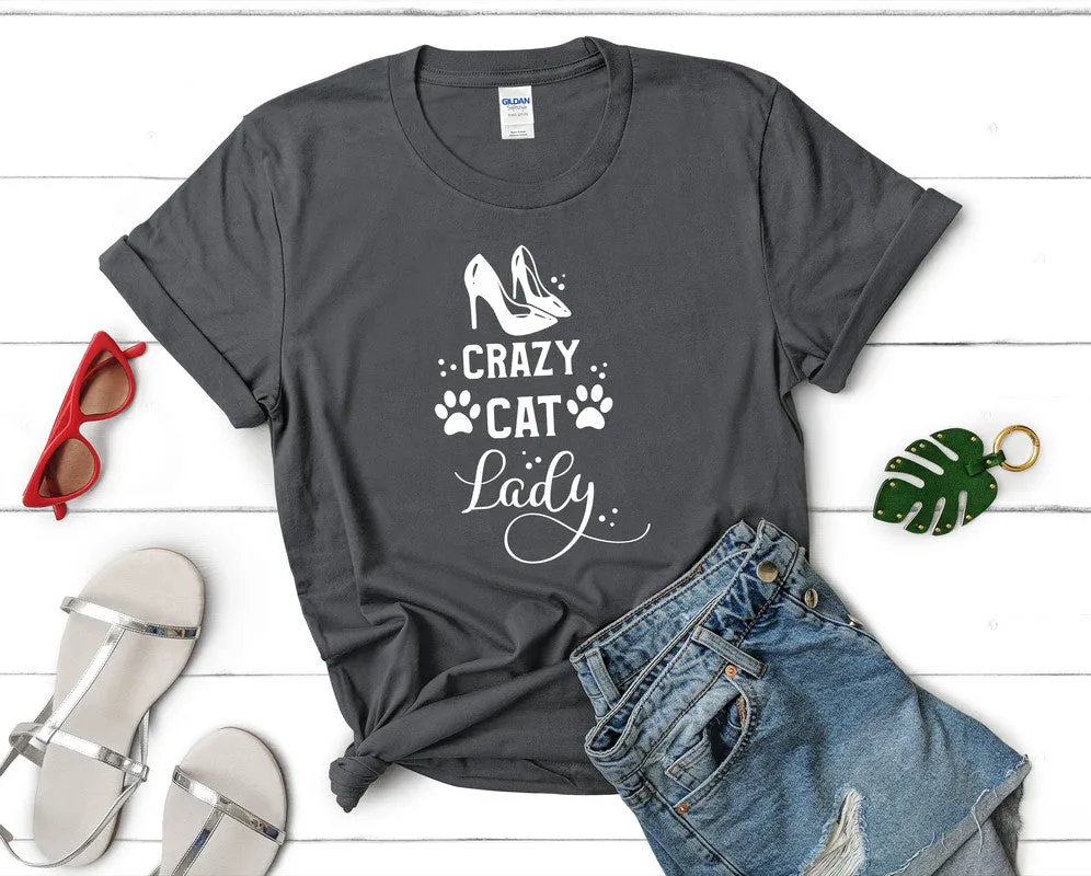 Crazy Cat Lady Woman T Shirt.