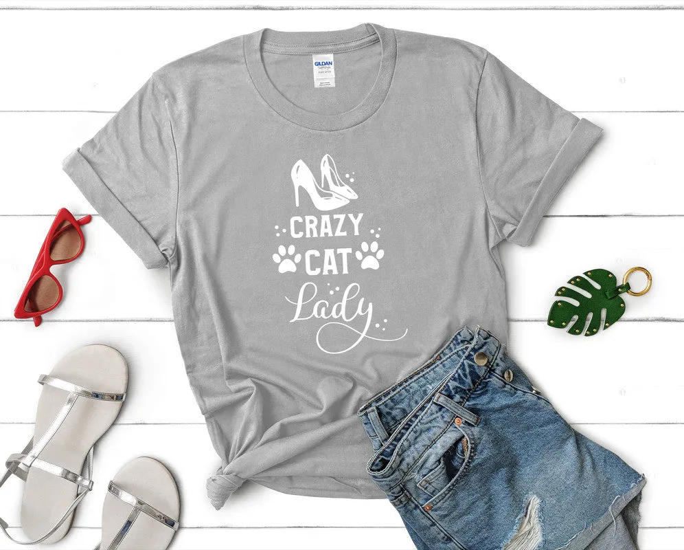 Crazy Cat Lady Woman T Shirt.