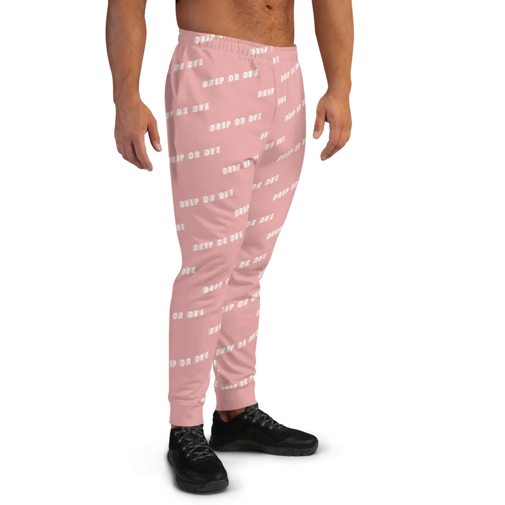 CRXWN | Drip or Dye | Racer Season 1 Unisex Jogger Racing Stripes Sweatpant Zoom Matte Pink Bunny