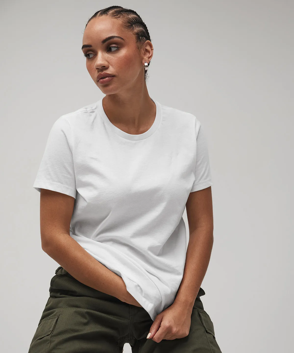 Dark Grey - Women's relaxed Jersey short sleeve tee
