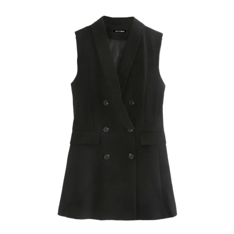 DOUBLE BREASTED WAISTCOAT