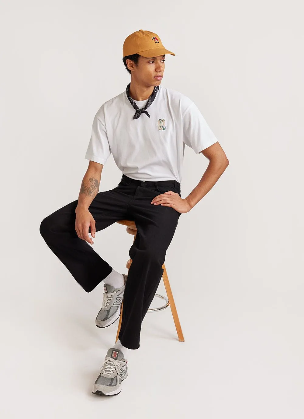 Drop Cap Oversized T Shirt | Percival x Sophy Hollington | White