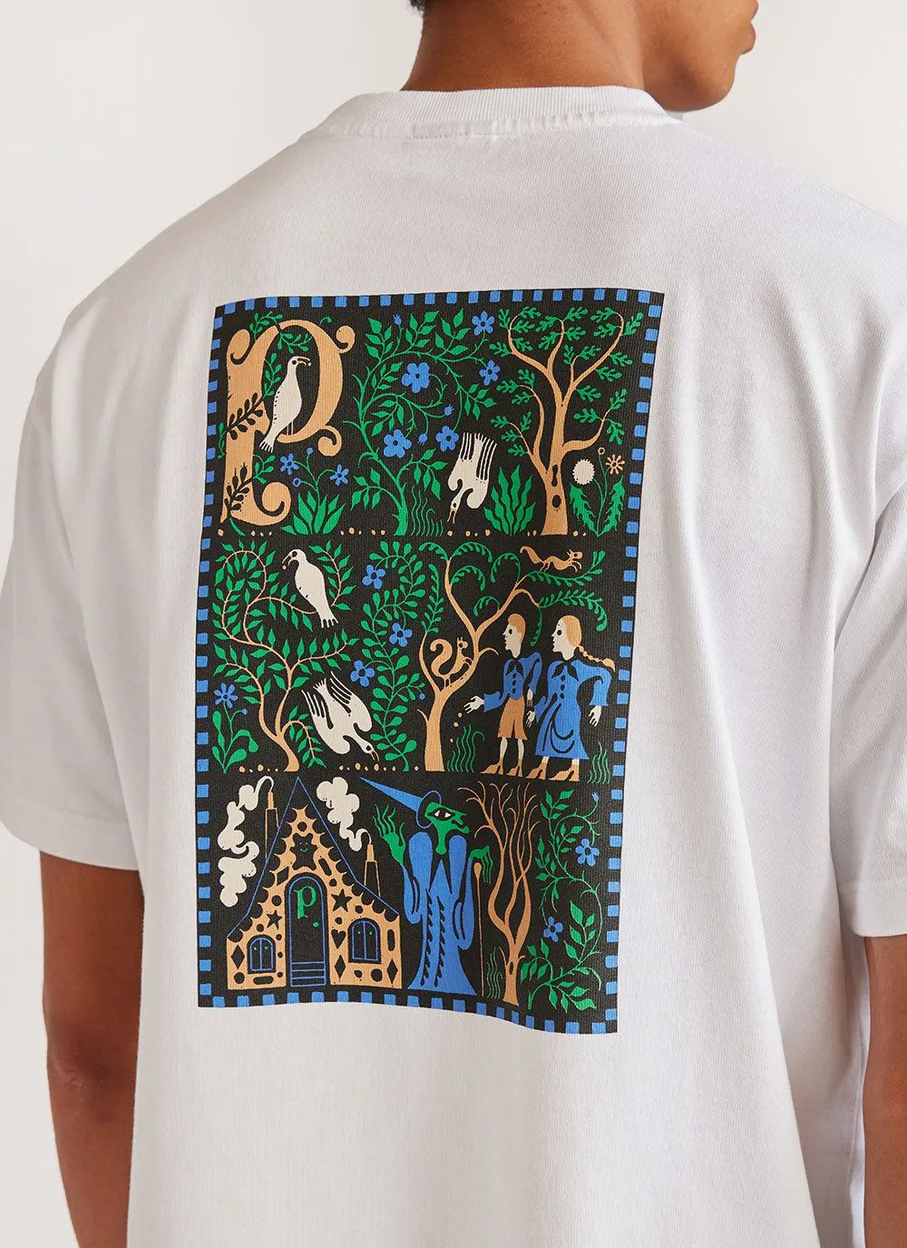 Drop Cap Oversized T Shirt | Percival x Sophy Hollington | White