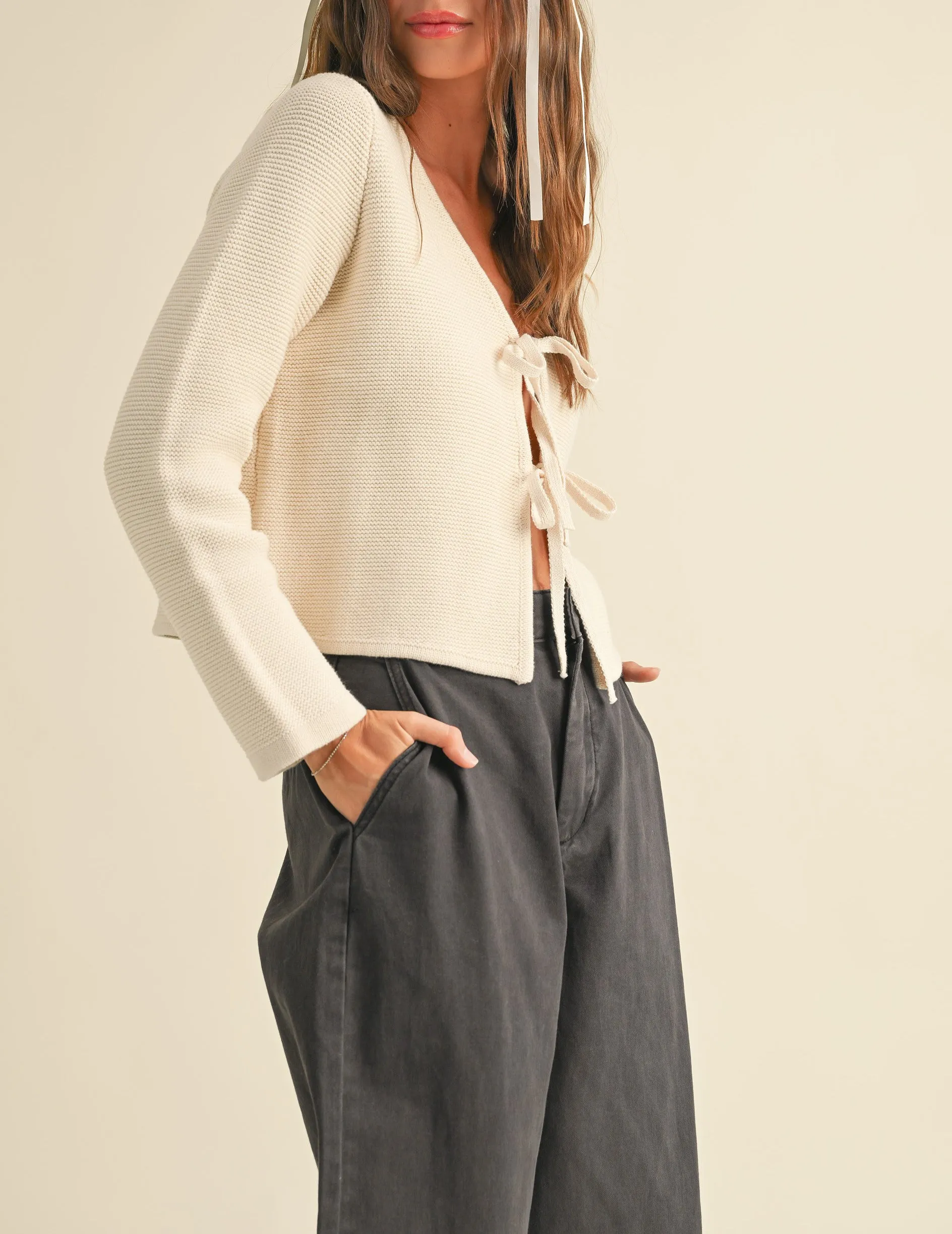 Ember Tie Front Cardigan