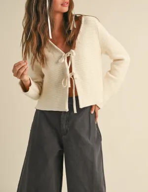 Ember Tie Front Cardigan