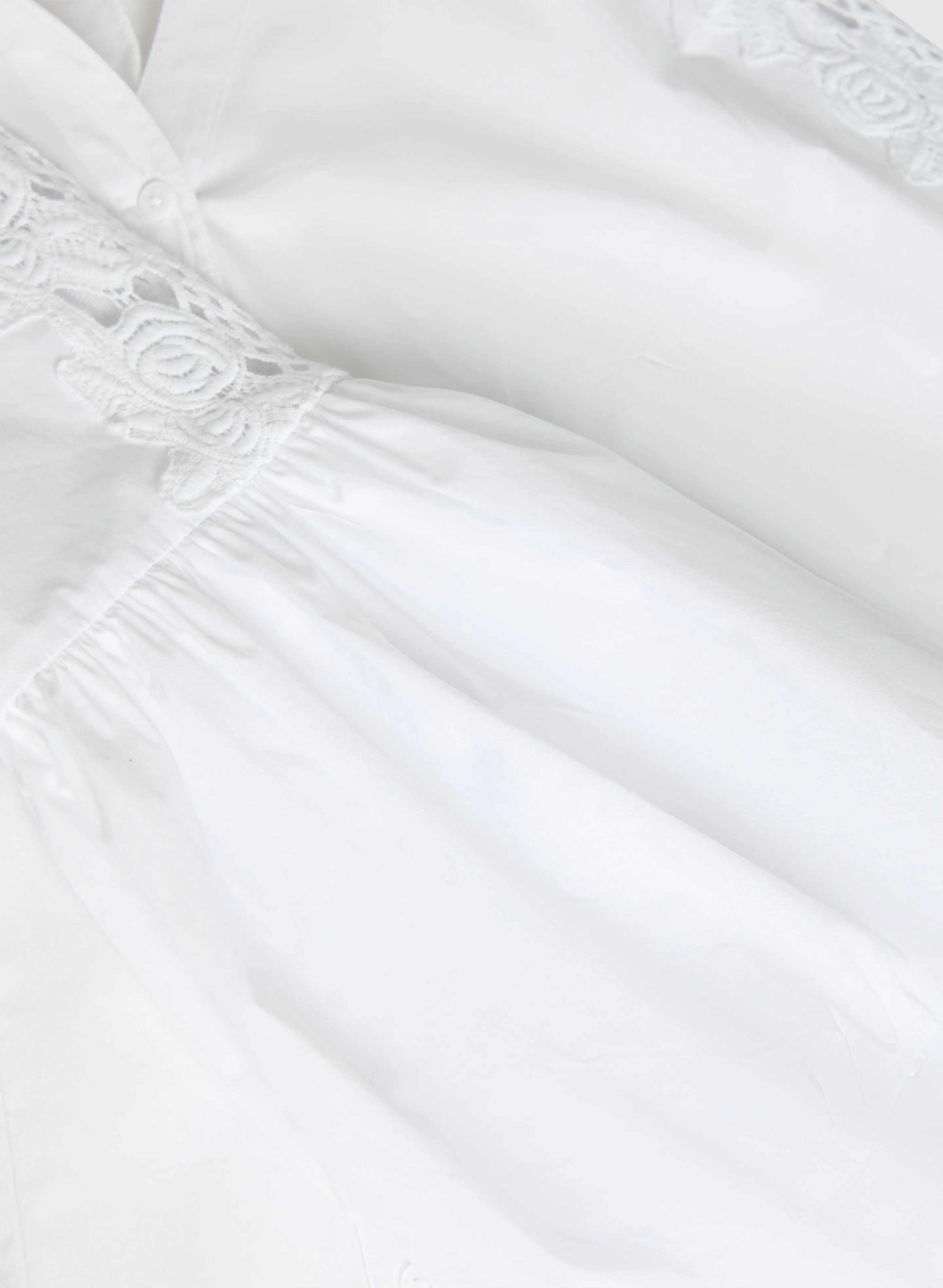 Embroidered Trim Blouse