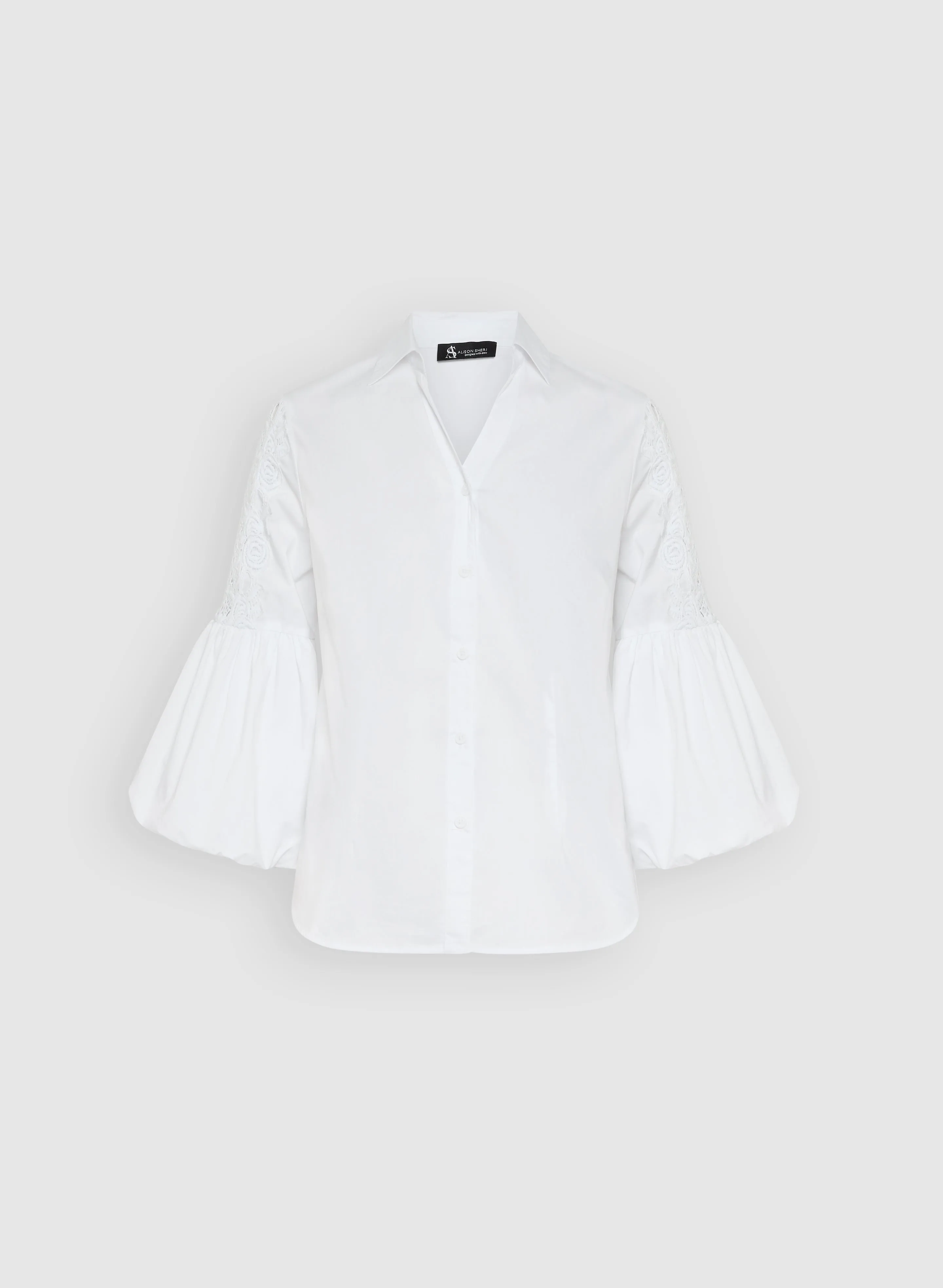 Embroidered Trim Blouse