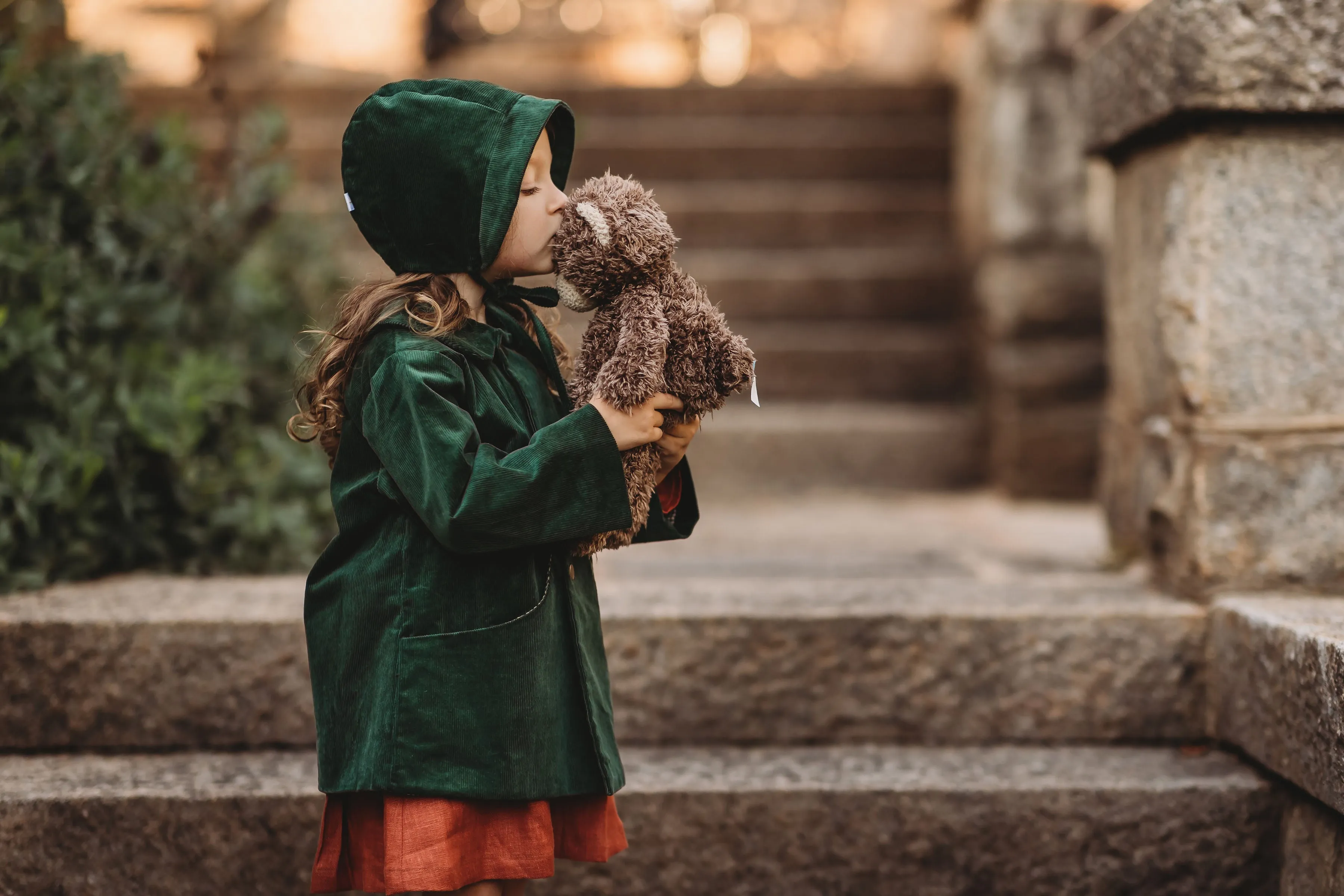 Evergreen Corduroy Coat