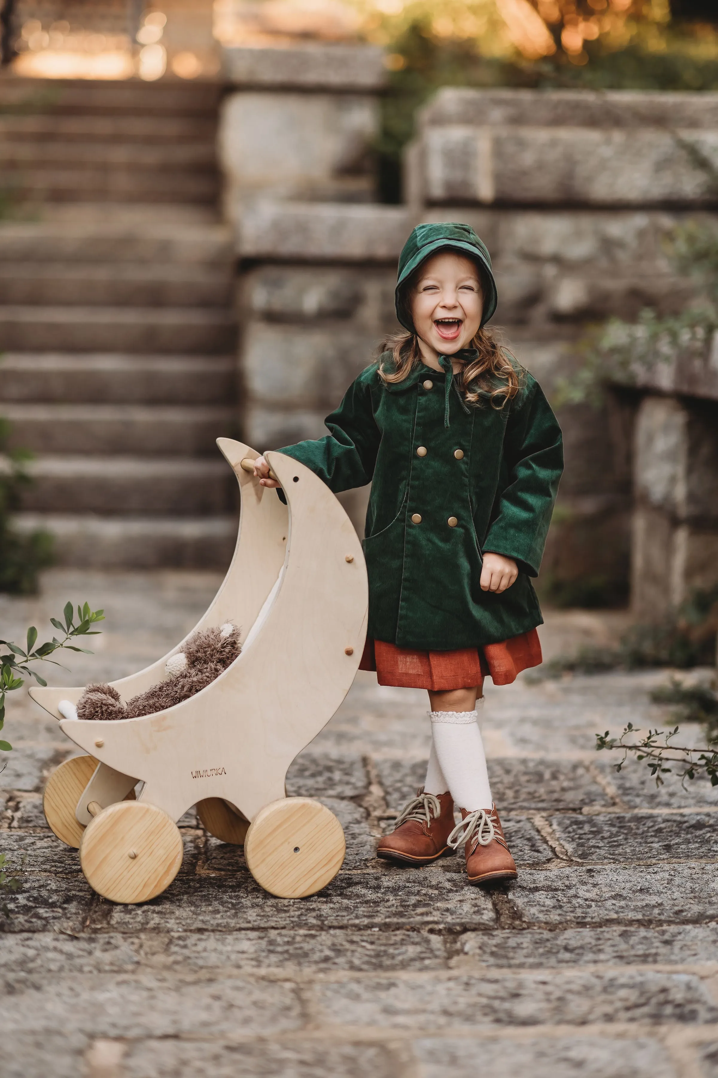 Evergreen Corduroy Coat