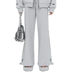 FUTURE Classic Wide-leg Sweatpants In Gray