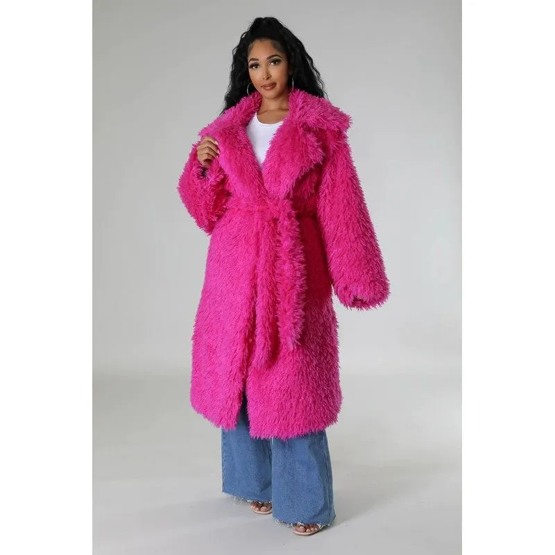 Fuzzy Fur Winter Heavy Jacket
