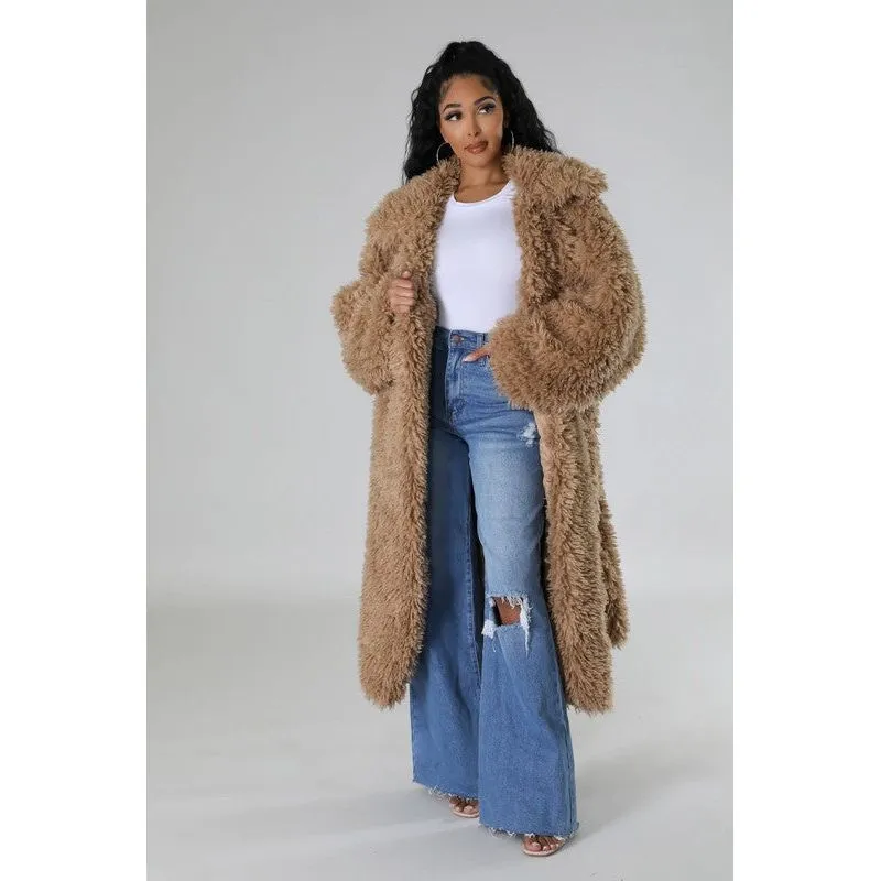 Fuzzy Fur Winter Heavy Jacket