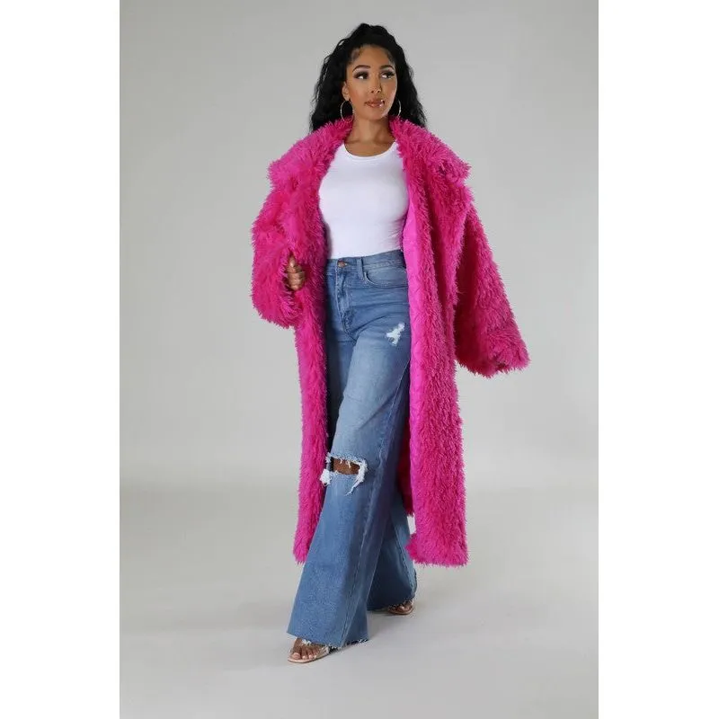Fuzzy Fur Winter Heavy Jacket