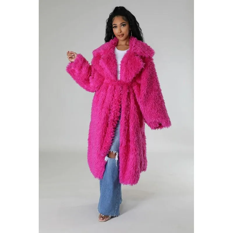 Fuzzy Fur Winter Heavy Jacket