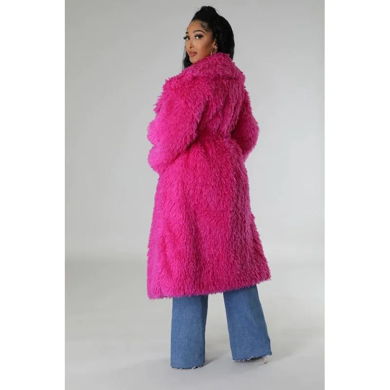 Fuzzy Fur Winter Heavy Jacket