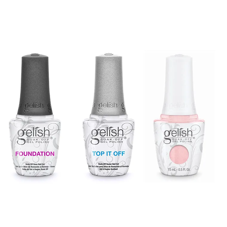 Gelish Combo - Base, Top & Taffeta