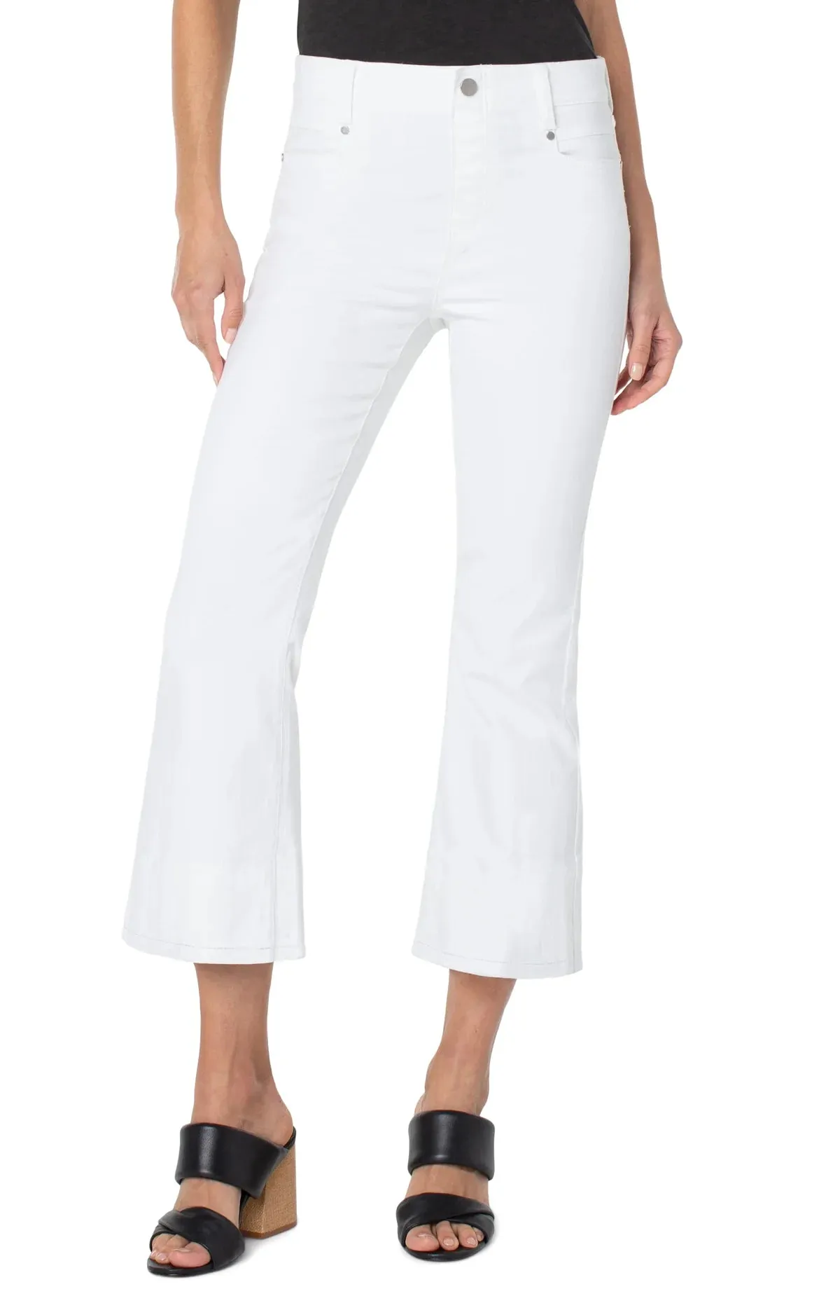 Gia Crop Flare Jean