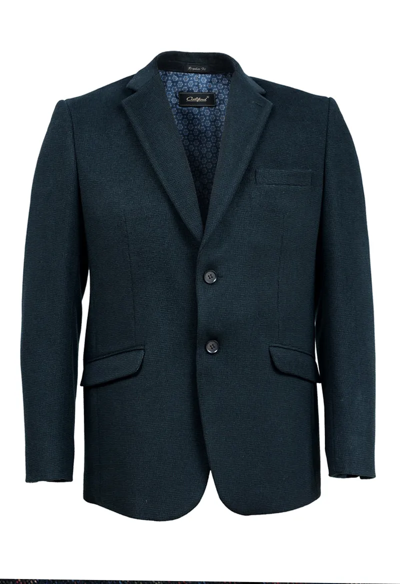 Green woolen blazer -wblz 19