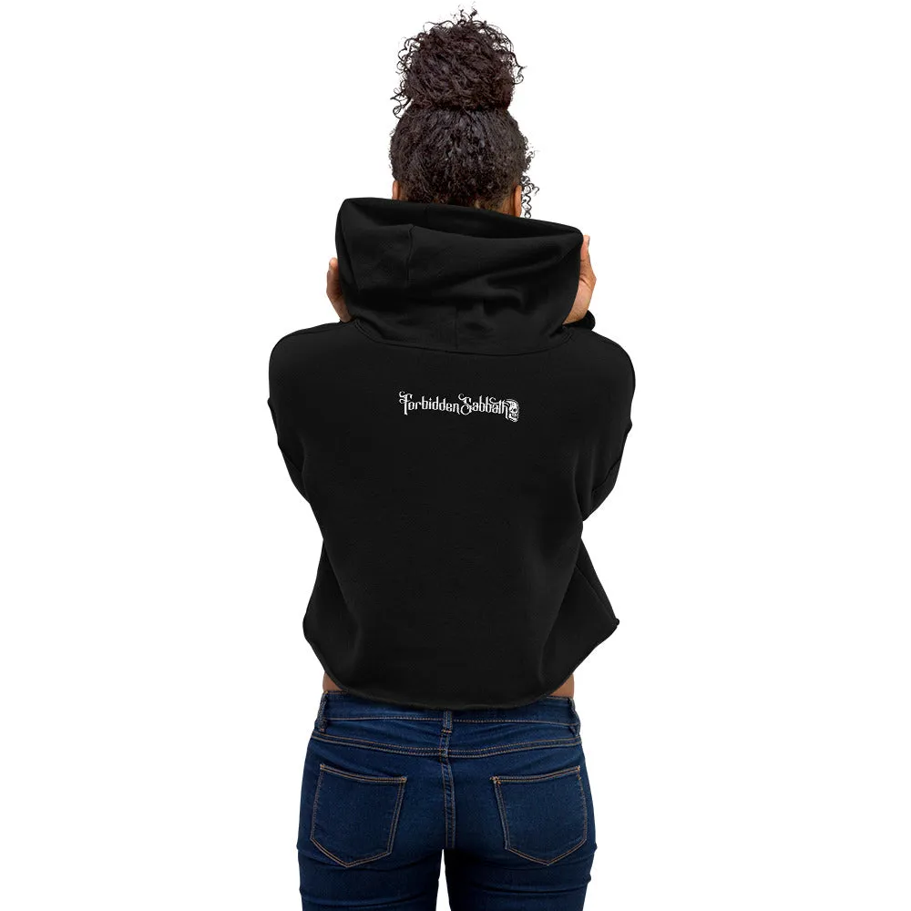 HALLOWEEN'S GRIM REAPER-WOMEN'S CROPPED HOODIE