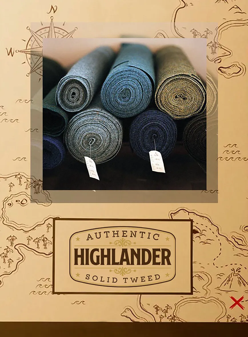 Highlander Earthy Brown Tweed Pants