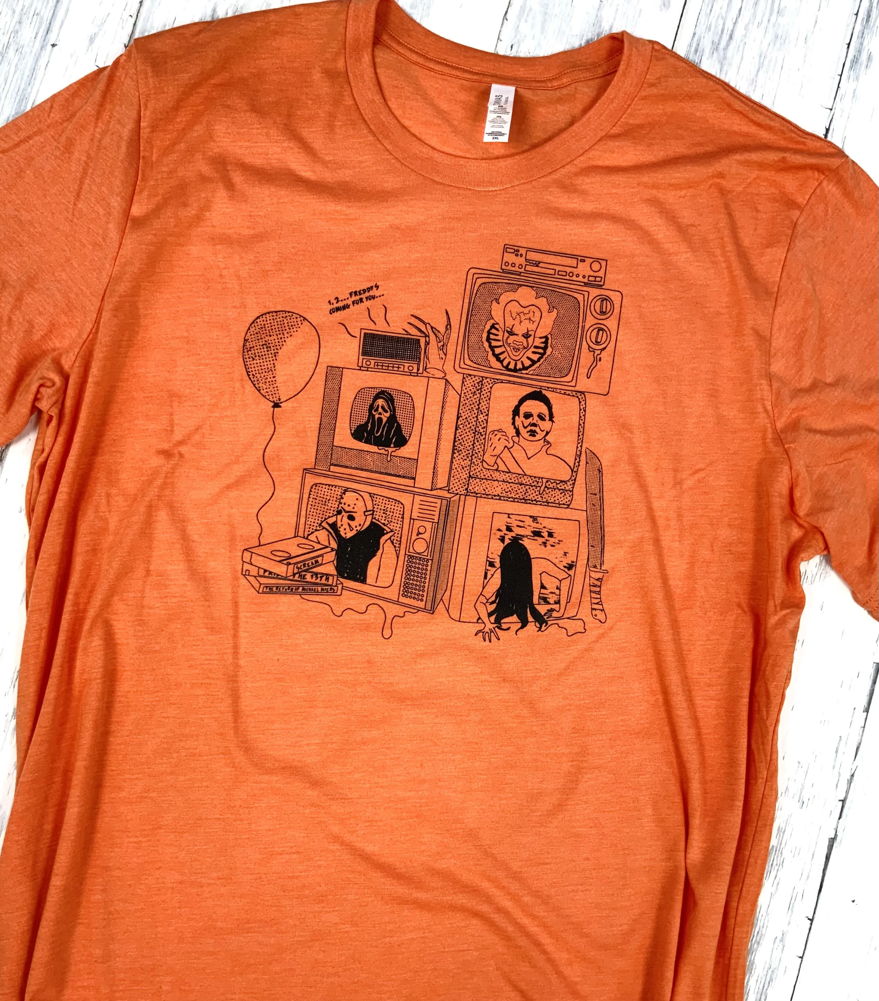 Horror Movies on TV Graphic Tee