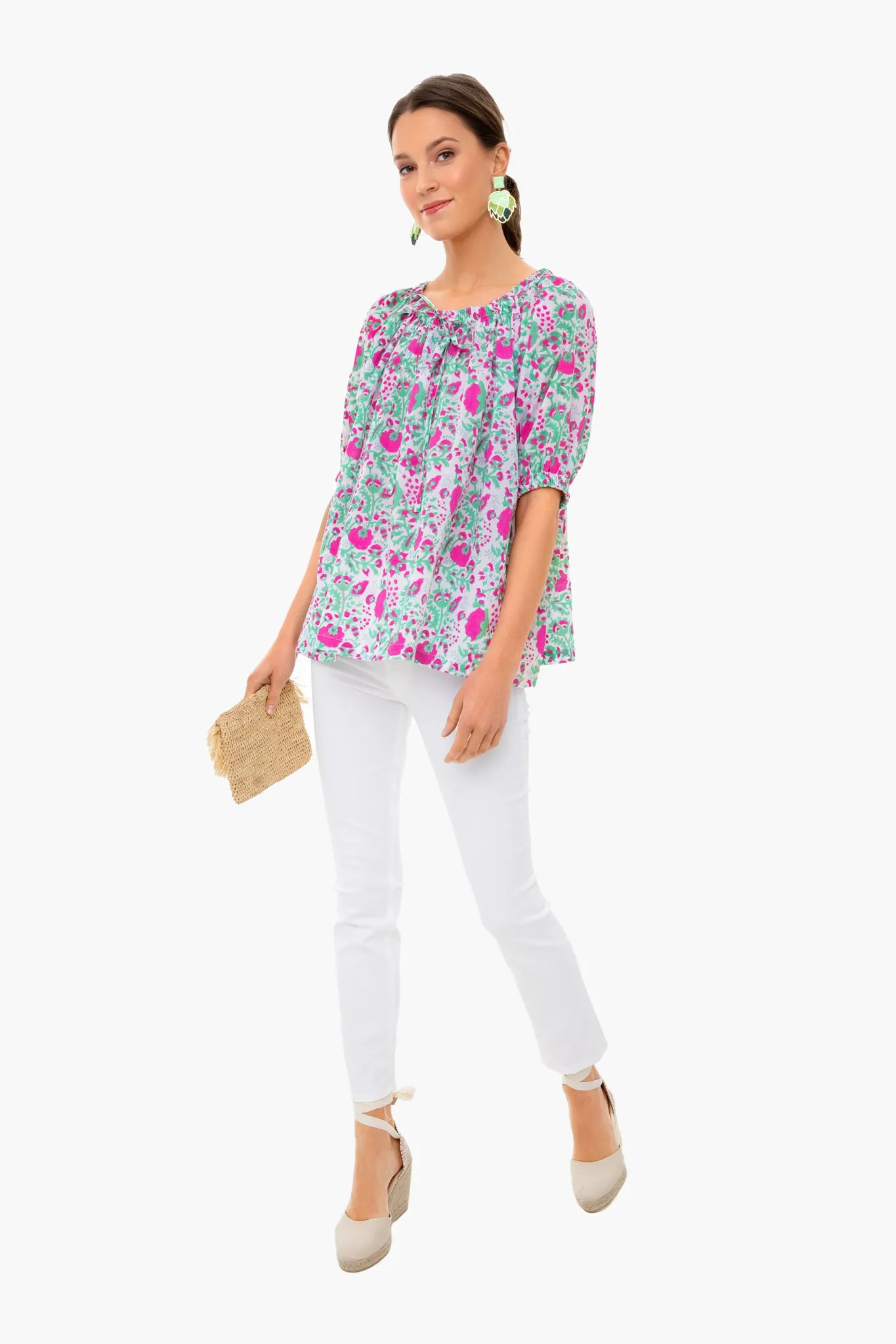 Hot Pink Padra Tracy Top