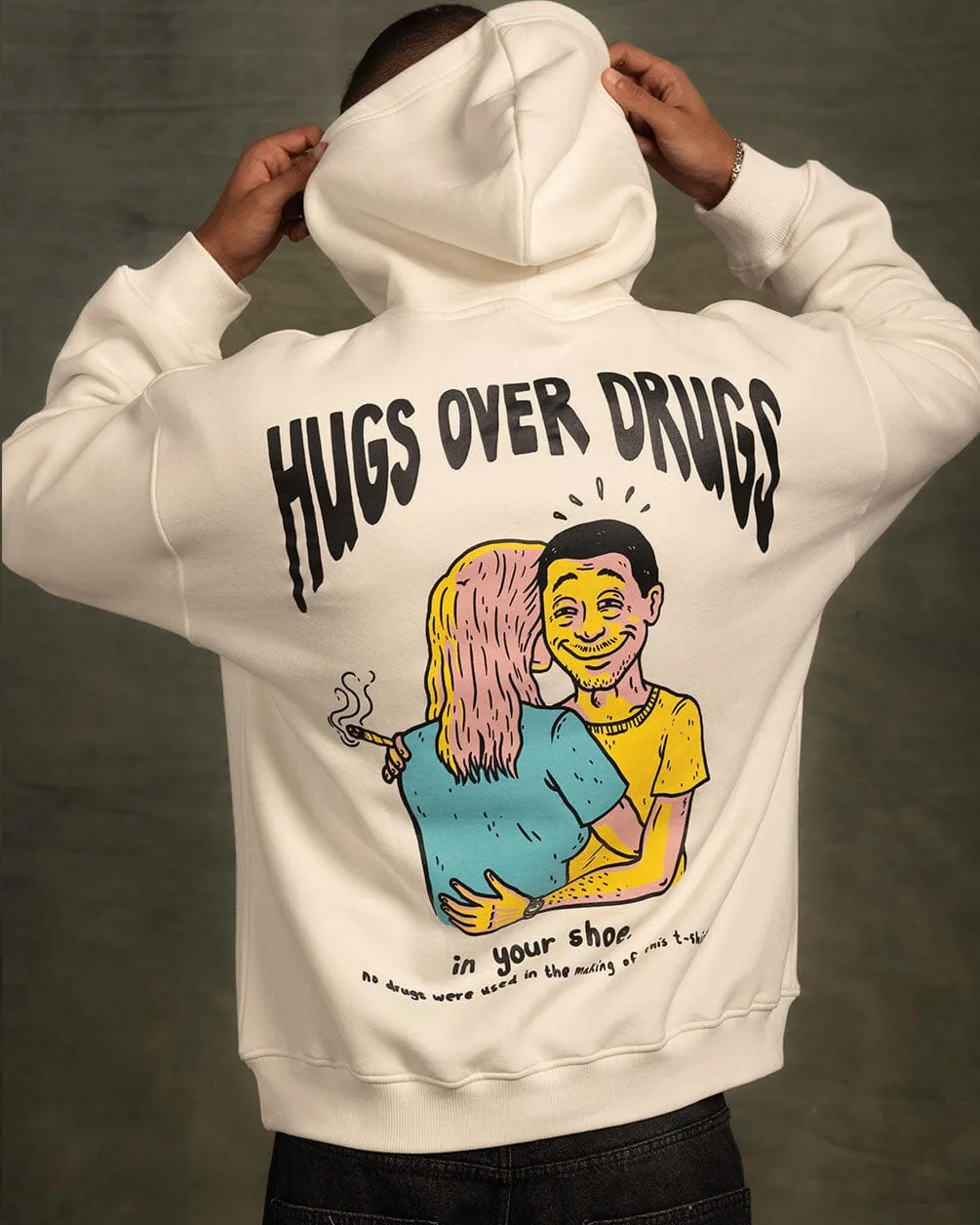 Hugs Over Drugs Hoodie