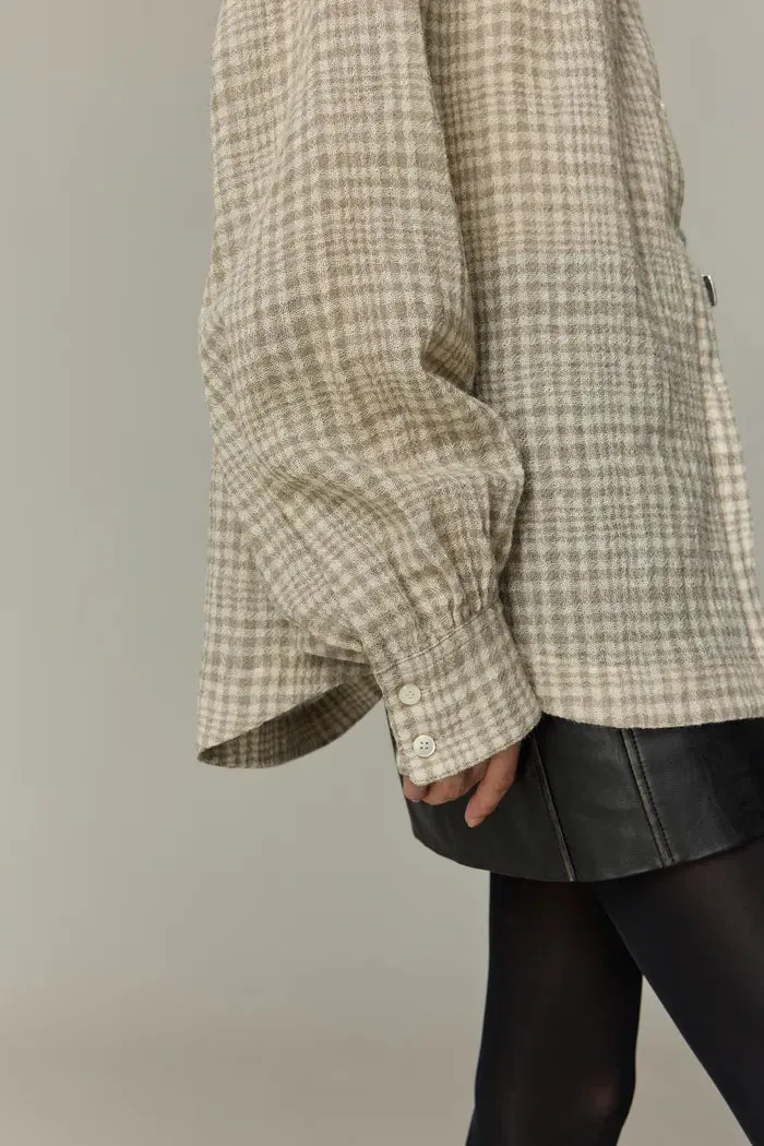 Ivy Plaid Shirt in Wool