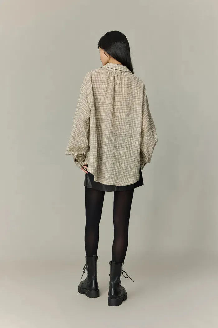 Ivy Plaid Shirt in Wool