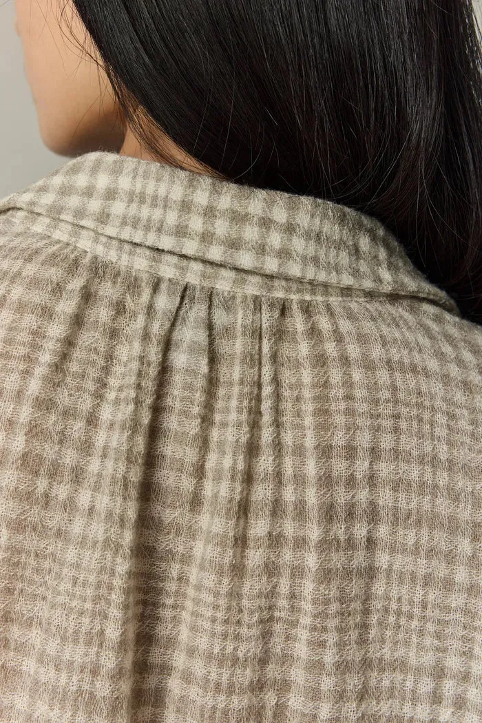 Ivy Plaid Shirt in Wool