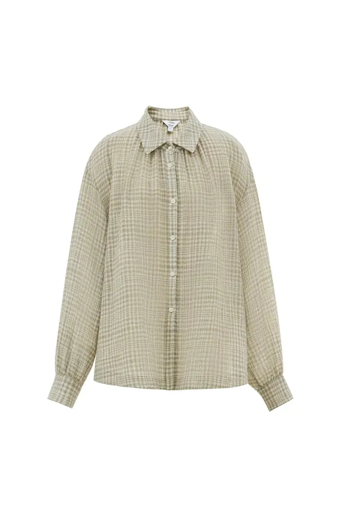 Ivy Plaid Shirt in Wool